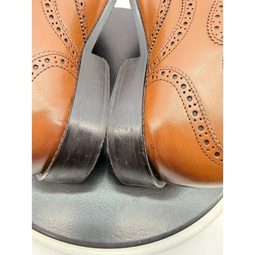 Florsheim Wingtip Mens Sz 9 Extra Extra Wide Brown‎ Leather Oxford 11428 Shoes
